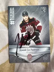 Джей Си Лайпон Рига КХЛ первый сезон