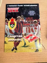 ЦСКА - Спартак (Москва) 18.07.2001