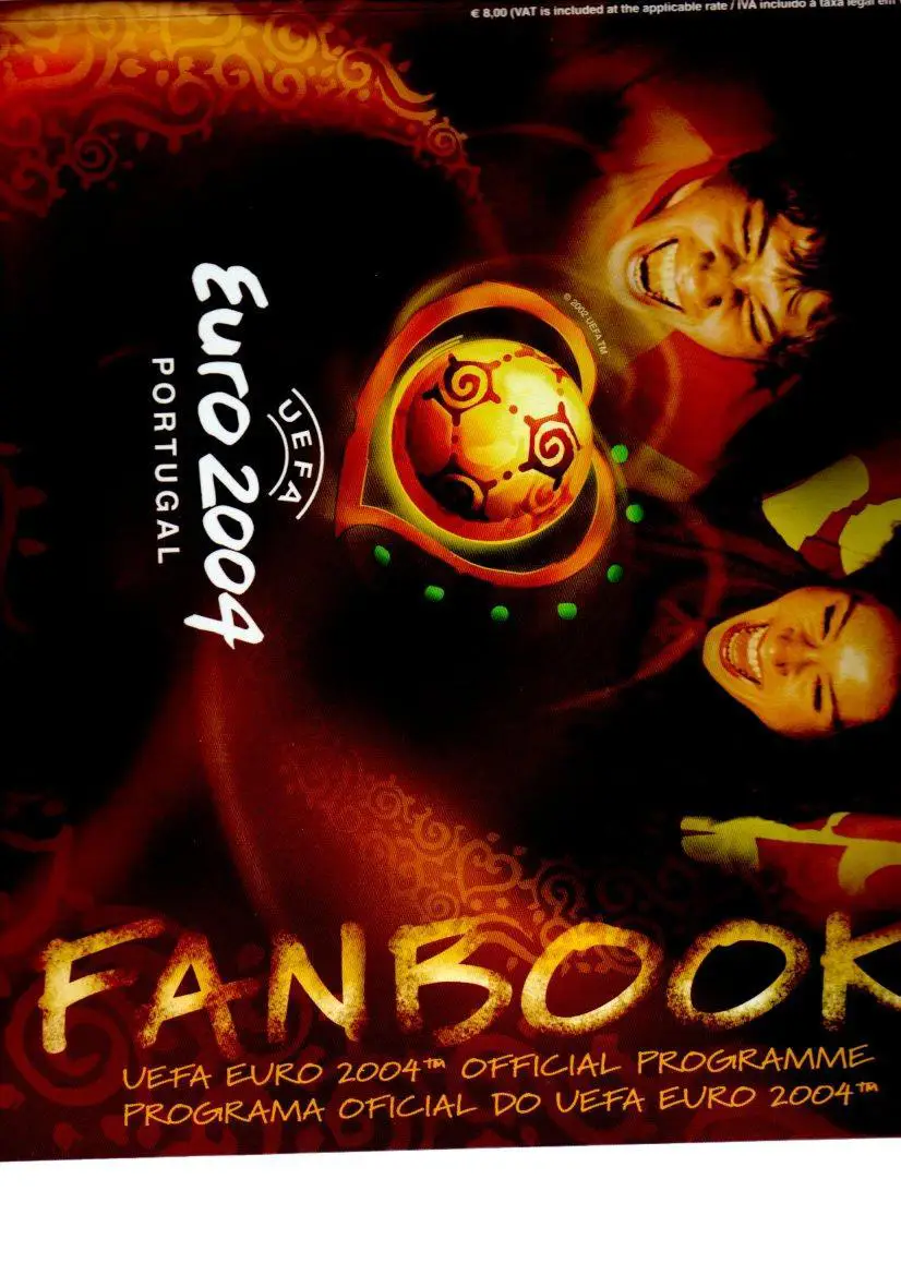 фанбук (фан-гайд) евро Португалия 2004