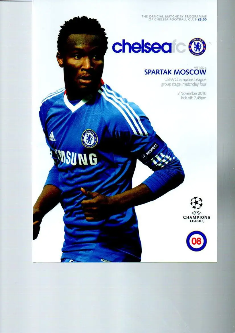 Челси (Лондон) - Спартак (Москва) 03.11.2010 лига чемпионов