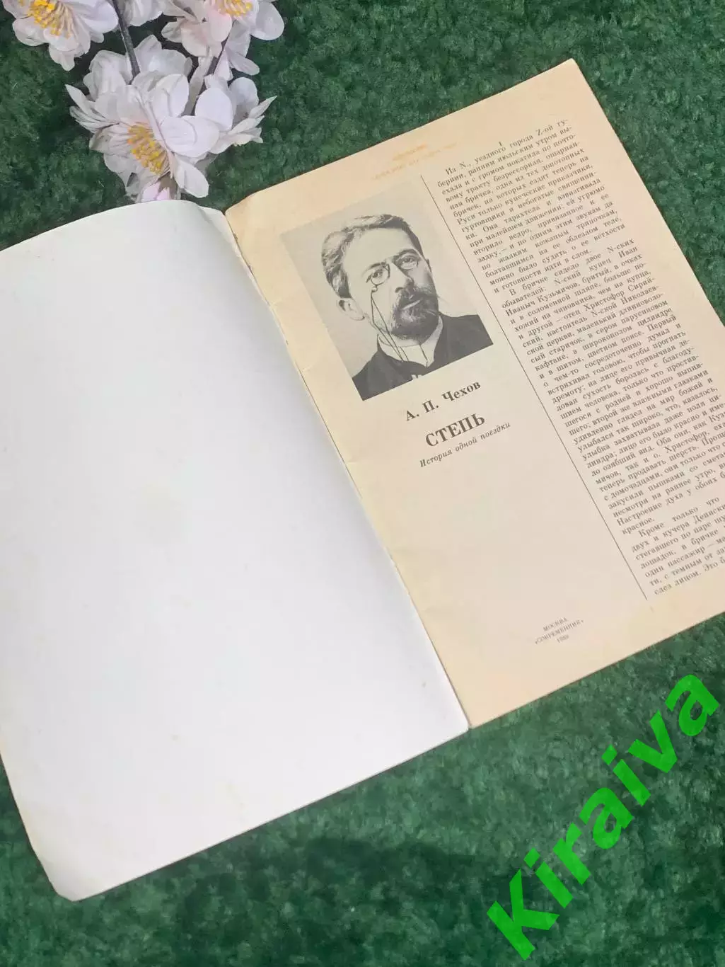 Книга повесть «Степь» А.П. Чехов, 1989 г., Н2398 1