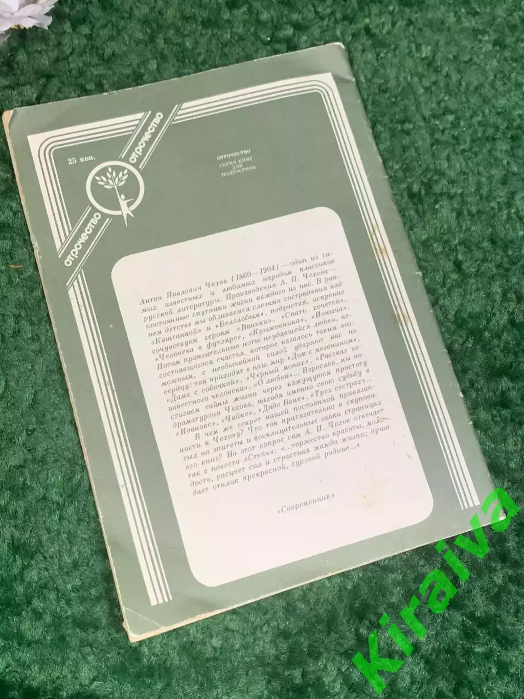 Книга повесть «Степь» А.П. Чехов, 1989 г., Н2398 5