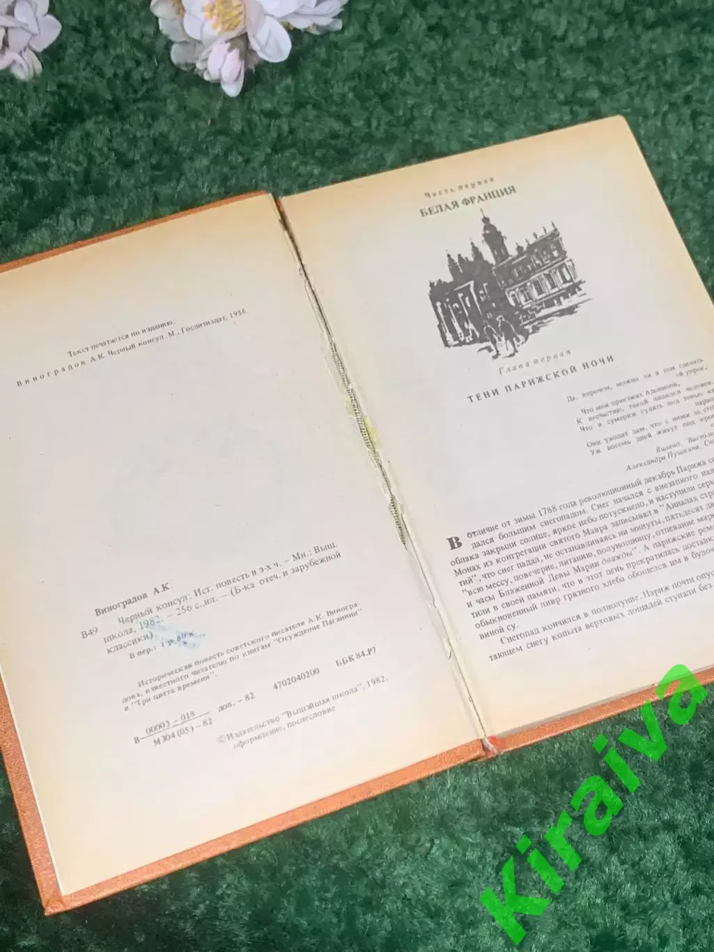 Книга роман повесть Черный консулА. К. Виноградов 1982 год Н4231 3