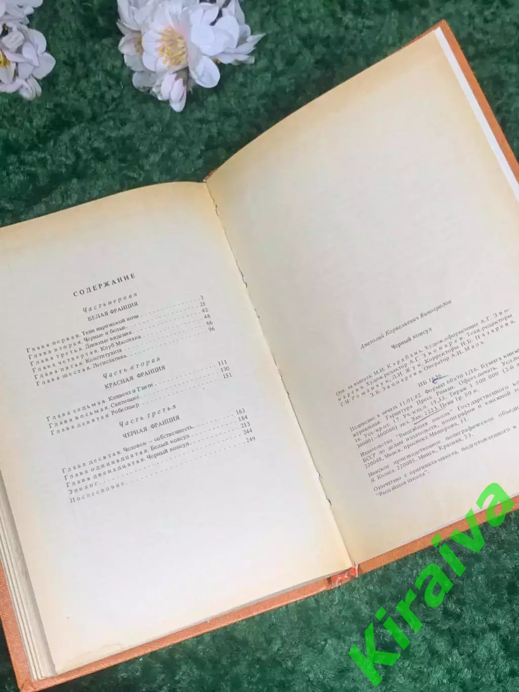 Книга роман повесть Черный консулА. К. Виноградов 1982 год Н4231 5