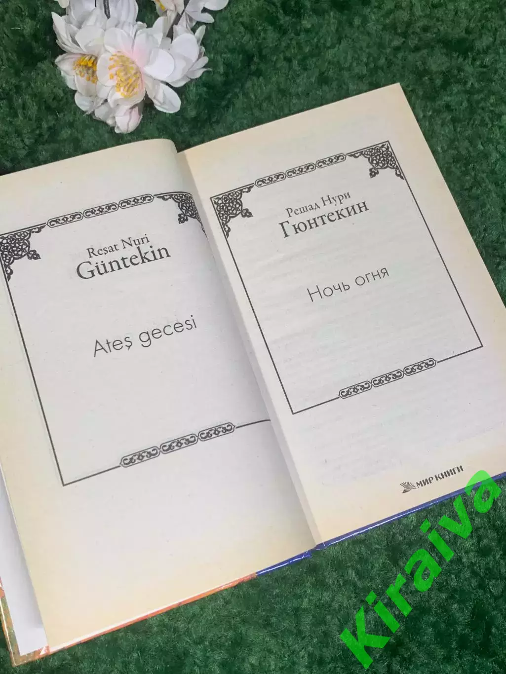 Книга роман «Ночь огня» Решада Нури Гюнтекина, 2008 Н2415 3