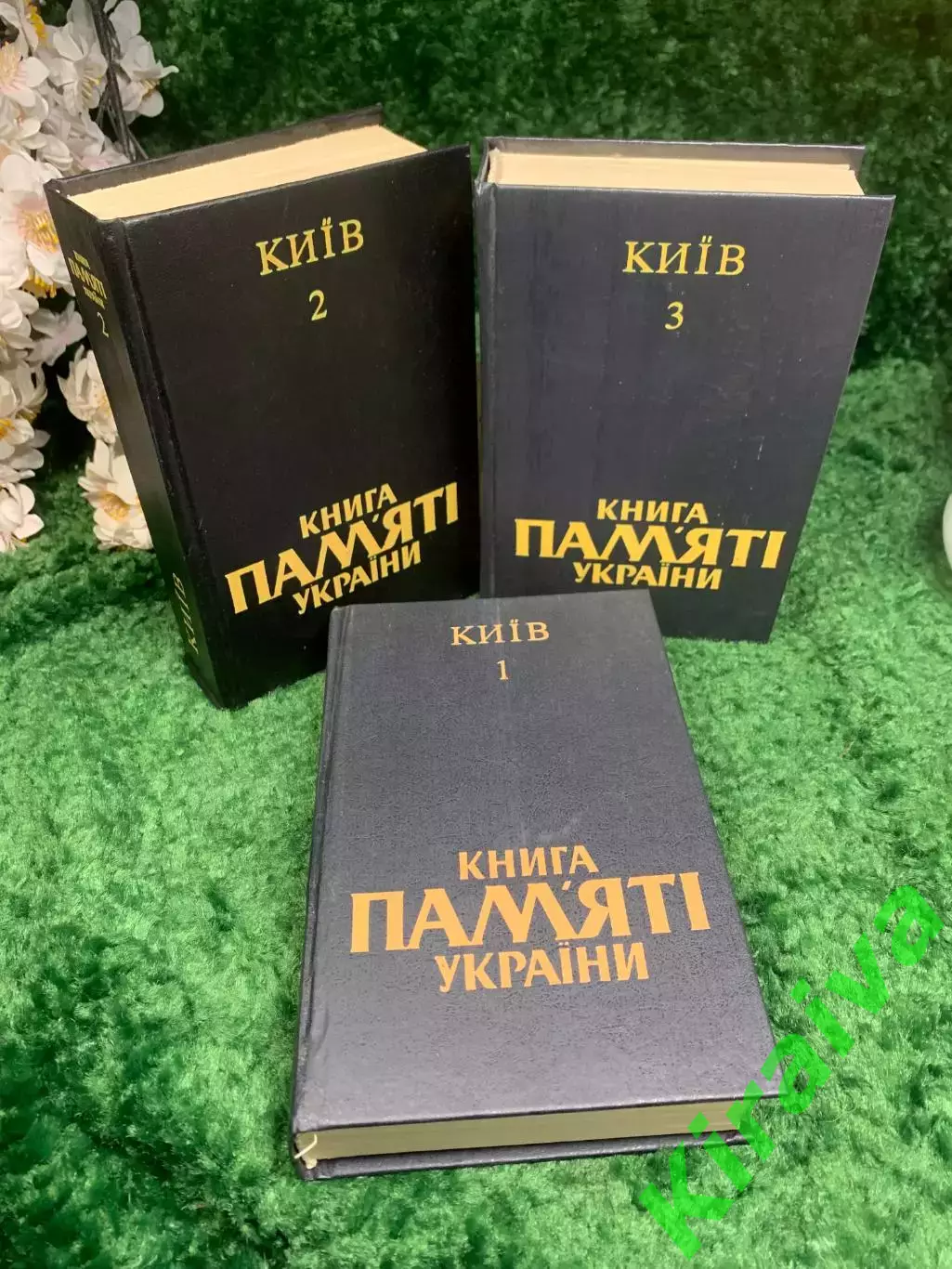 Книга, комплект из 3-х томов издания «Книга Пам’яті України» для Киева Н2436