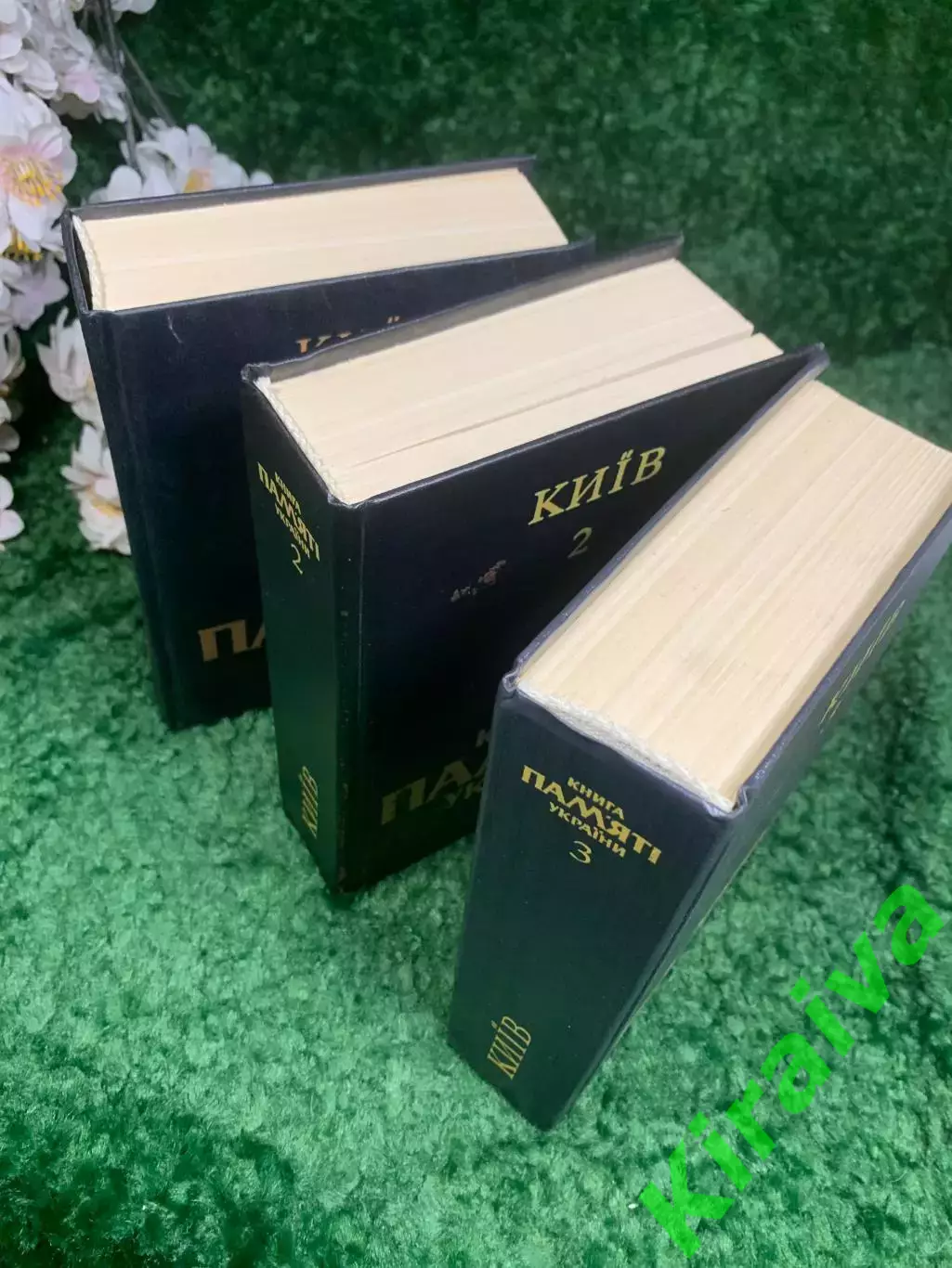 Книга, комплект из 3-х томов издания «Книга Пам’яті України» для Киева Н2436,1 2