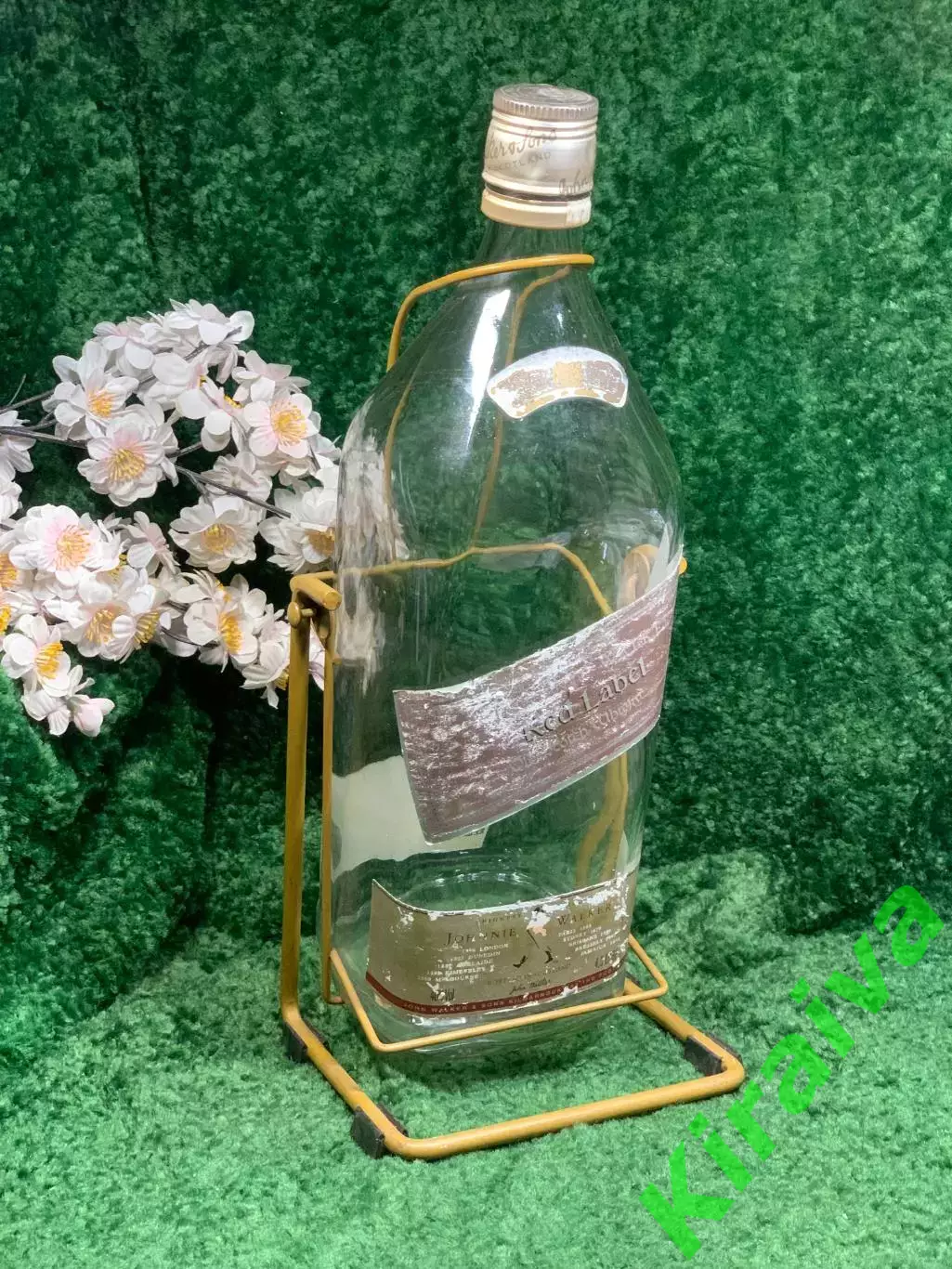 Бутылка-подставка качалка из под виски Red Label на 4.5 л, Н4920,4 Ред Лейбл кач