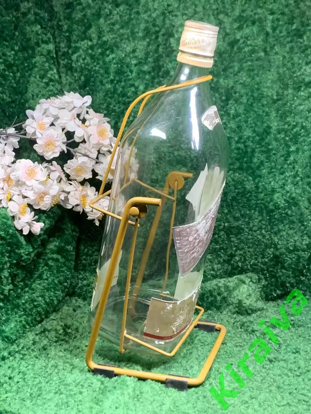 Бутылка-подставка качалка из под виски Red Label на 4.5 л, Н4920,4 Ред Лейбл кач 1