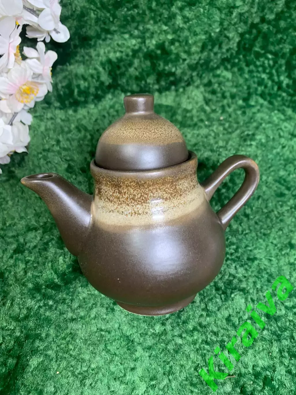 Кофейник керамический Boles?awiec (Болеславец), объём 250 мл. Н2452 уценка (нюан