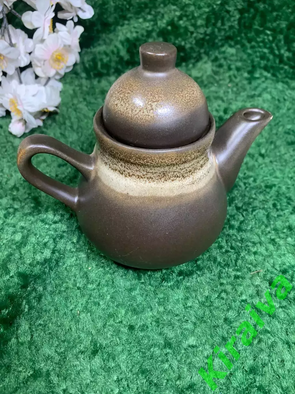 Кофейник керамический Boles?awiec (Болеславец), объём 250 мл. Н2452 уценка (нюан 3