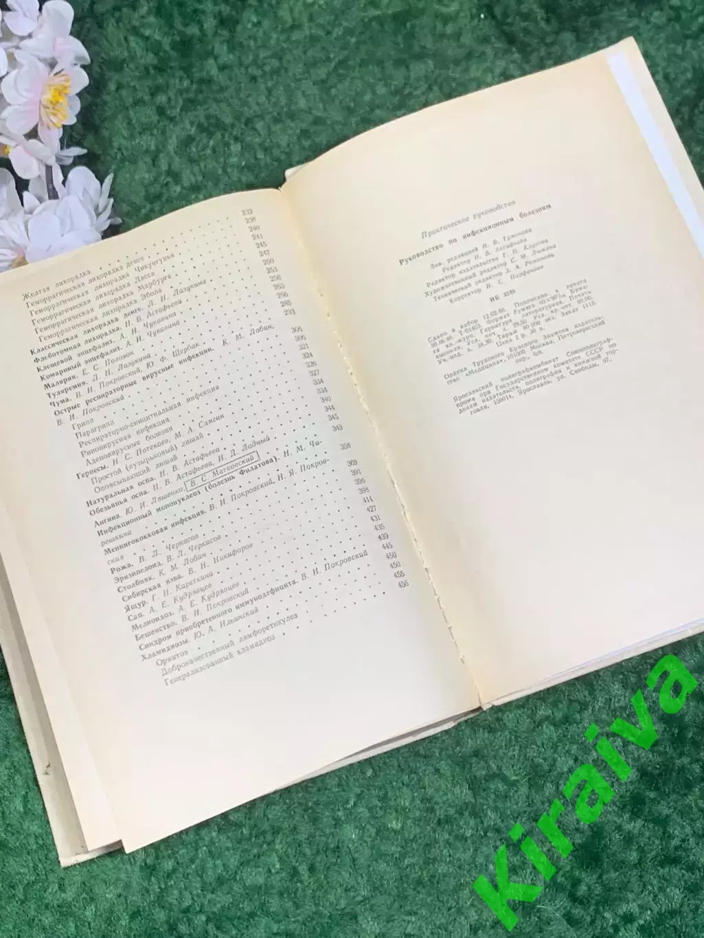 Книга медицина «Руководство по инфекционным болезням», 1986 г., Н2460Фундамент 6