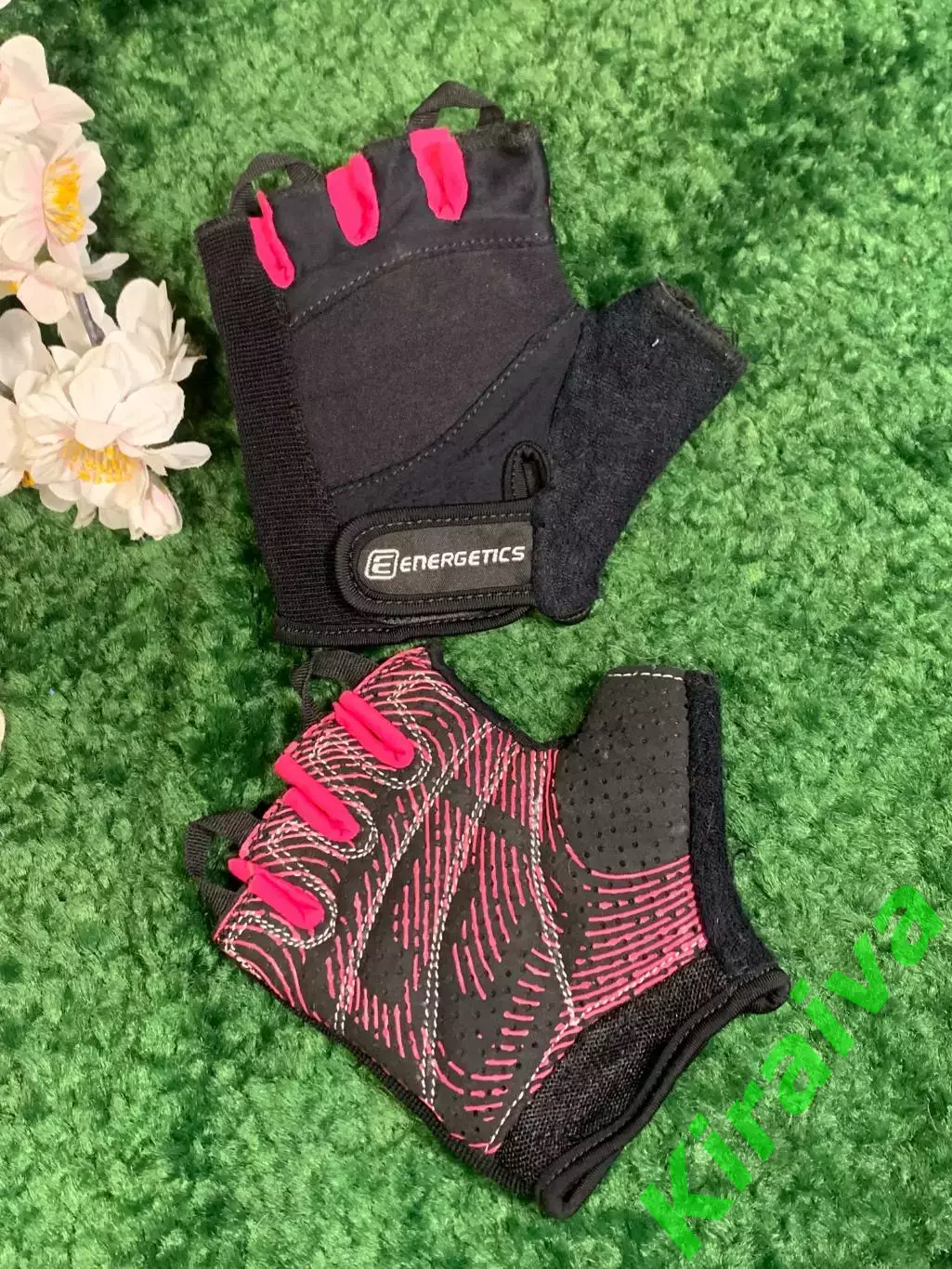 Жіночі рукавички для спорту/залу тренувань/фітнесу Energetics Н2463 розмір M чор 2