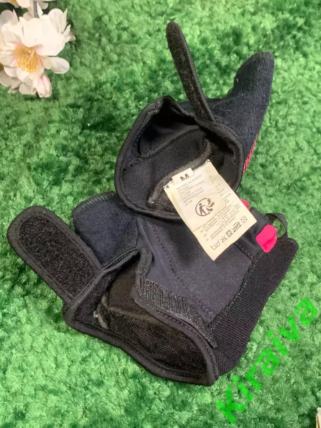 Жіночі рукавички для спорту/залу тренувань/фітнесу Energetics Н2463 розмір M чор 3