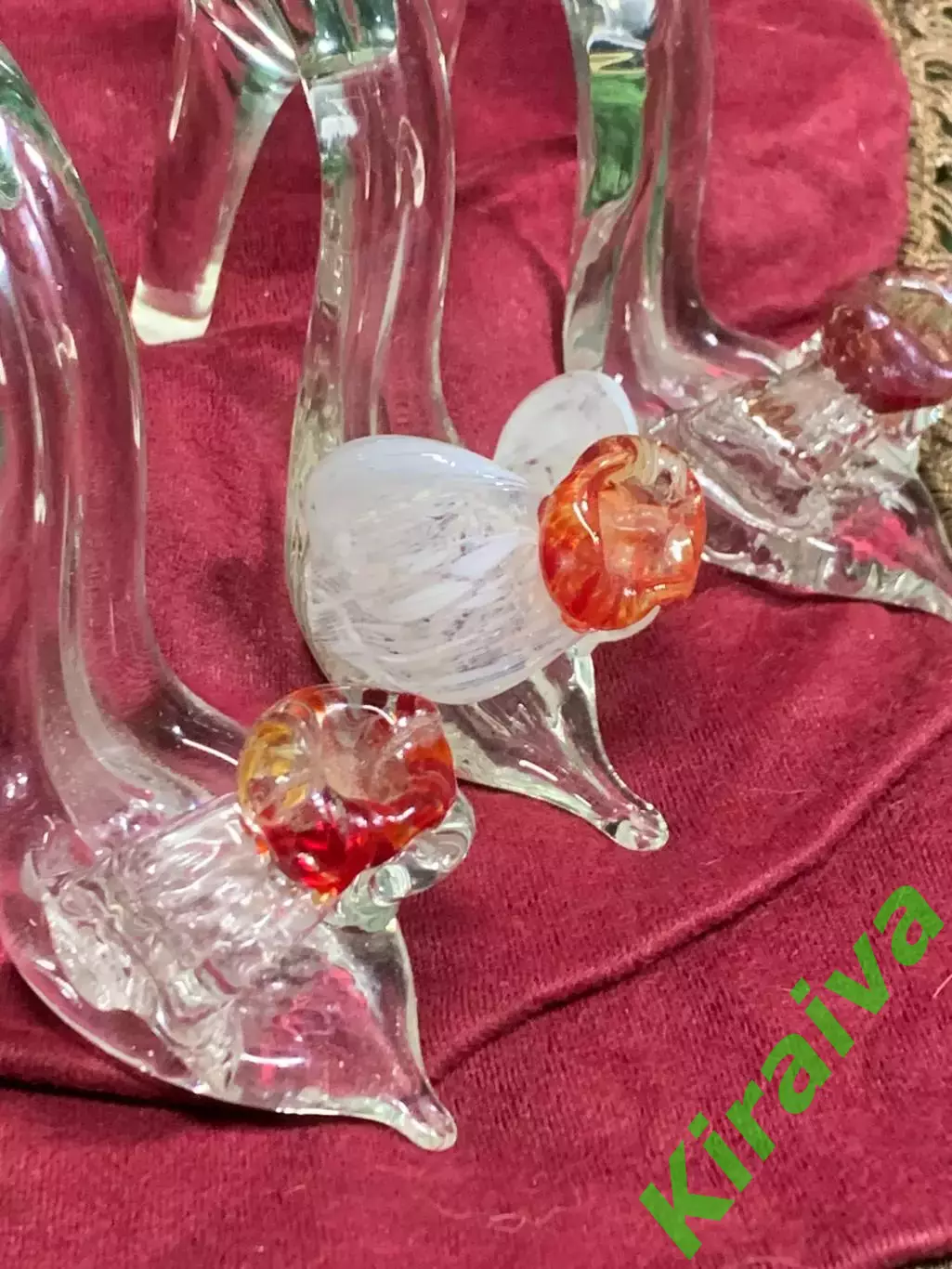 Винтажная стеклянная фигурка «Туфелька», гутное стекло, СССР, Н2491 4