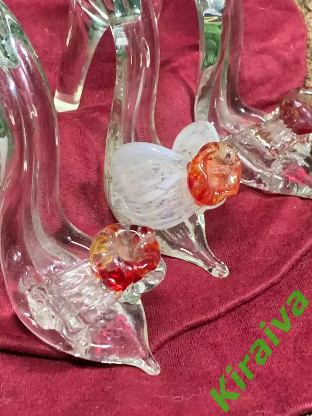 Винтажная стеклянная фигурка «Туфелька», гутное стекло, СССР, Н2491 5