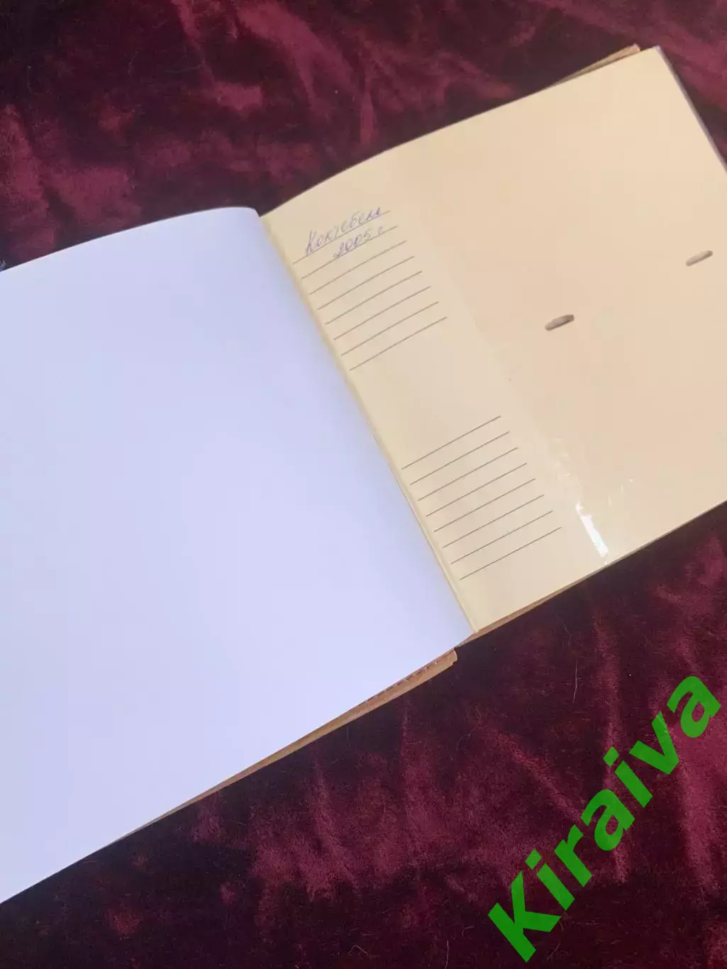 Фотоальбом средний на 200 фото с местом для подписи Н1883,2 (б/у) 22,5 х 24 см в 5