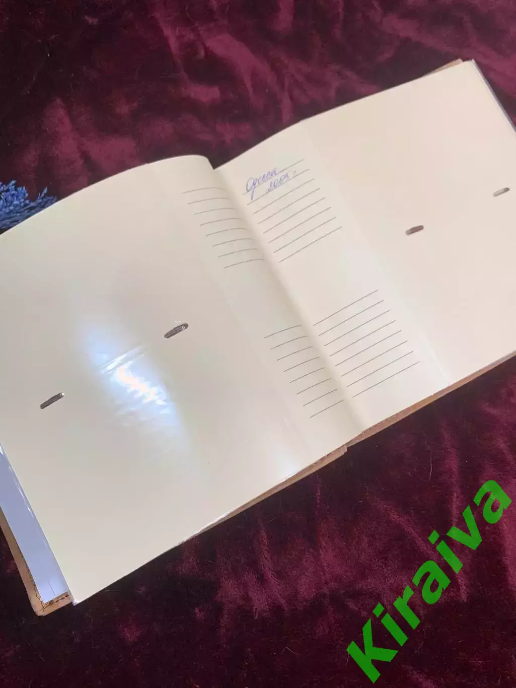 Фотоальбом средний на 200 фото с местом для подписи Н1883,2 (б/у) 22,5 х 24 см в 6