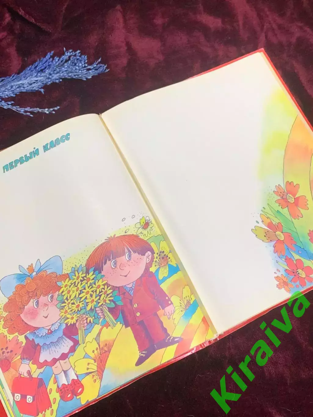 Фотоальбом винтажный Наш ребенок с анкетой альбом для фотоснимков чистый Н2224 4