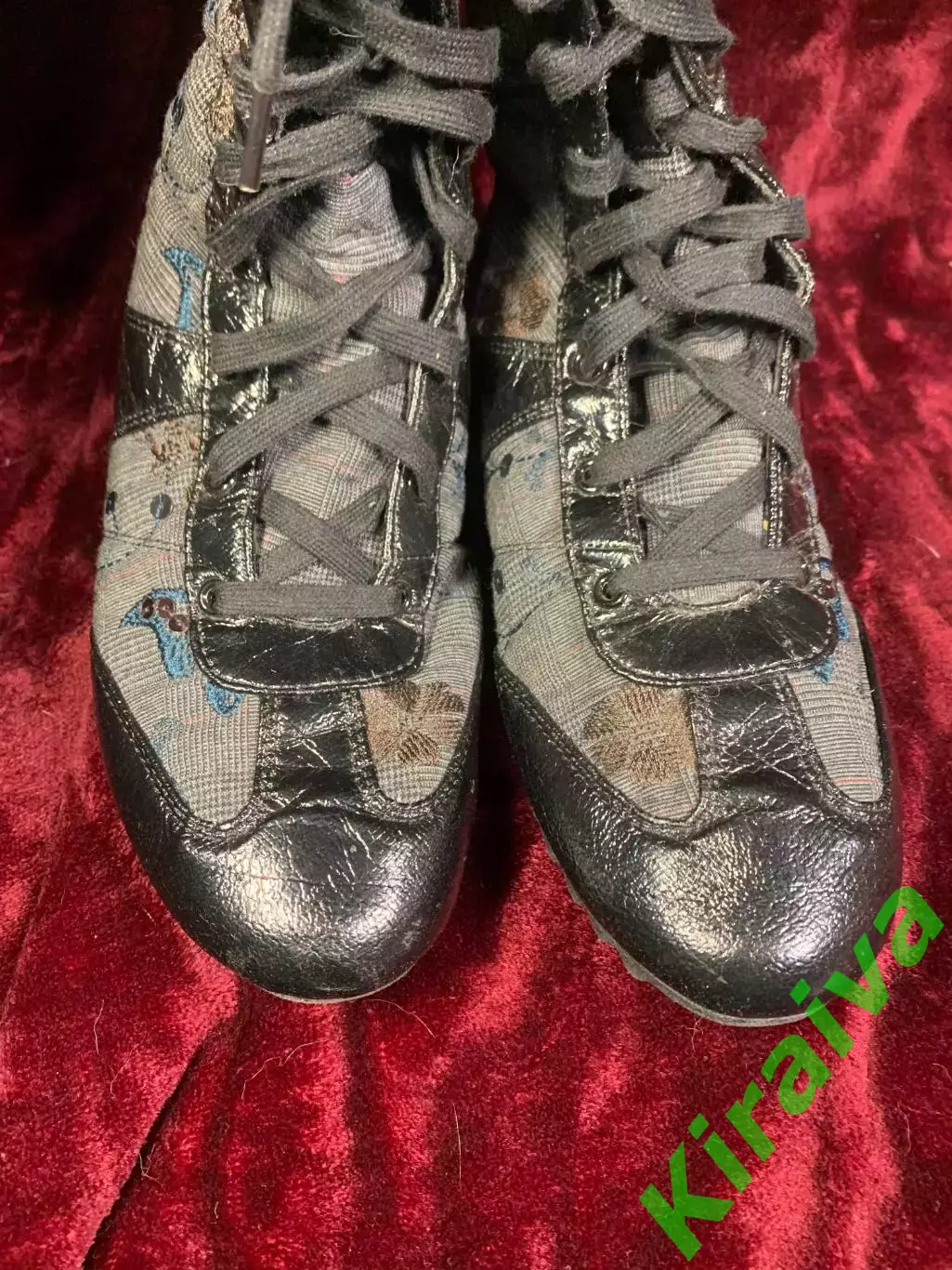 Сапоги женские спортивные высокие на шнурках текстиль р.40 (25,5 см) Н2519 3