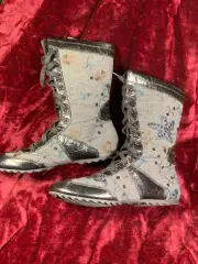 Сапоги женские спортивные высокие на шнурках текстиль р.40 (25,5 см) Н2519