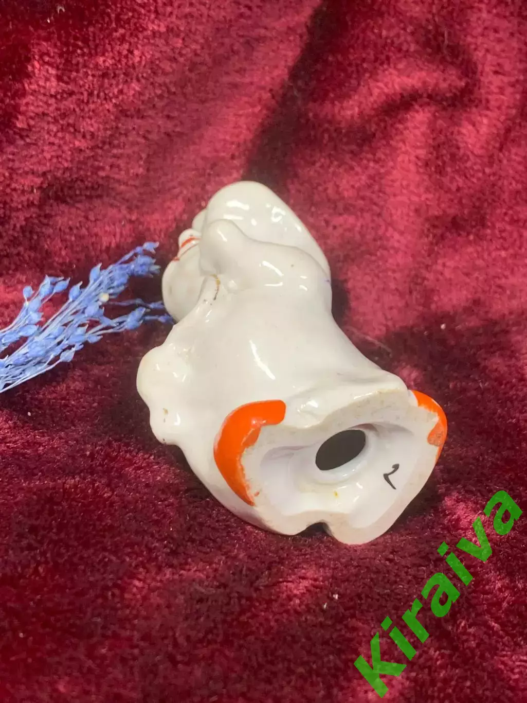 Статуэтка-солонка «Повар» (Поварёнок), советский винтаж, фарфор, Н2520 Городницк 5