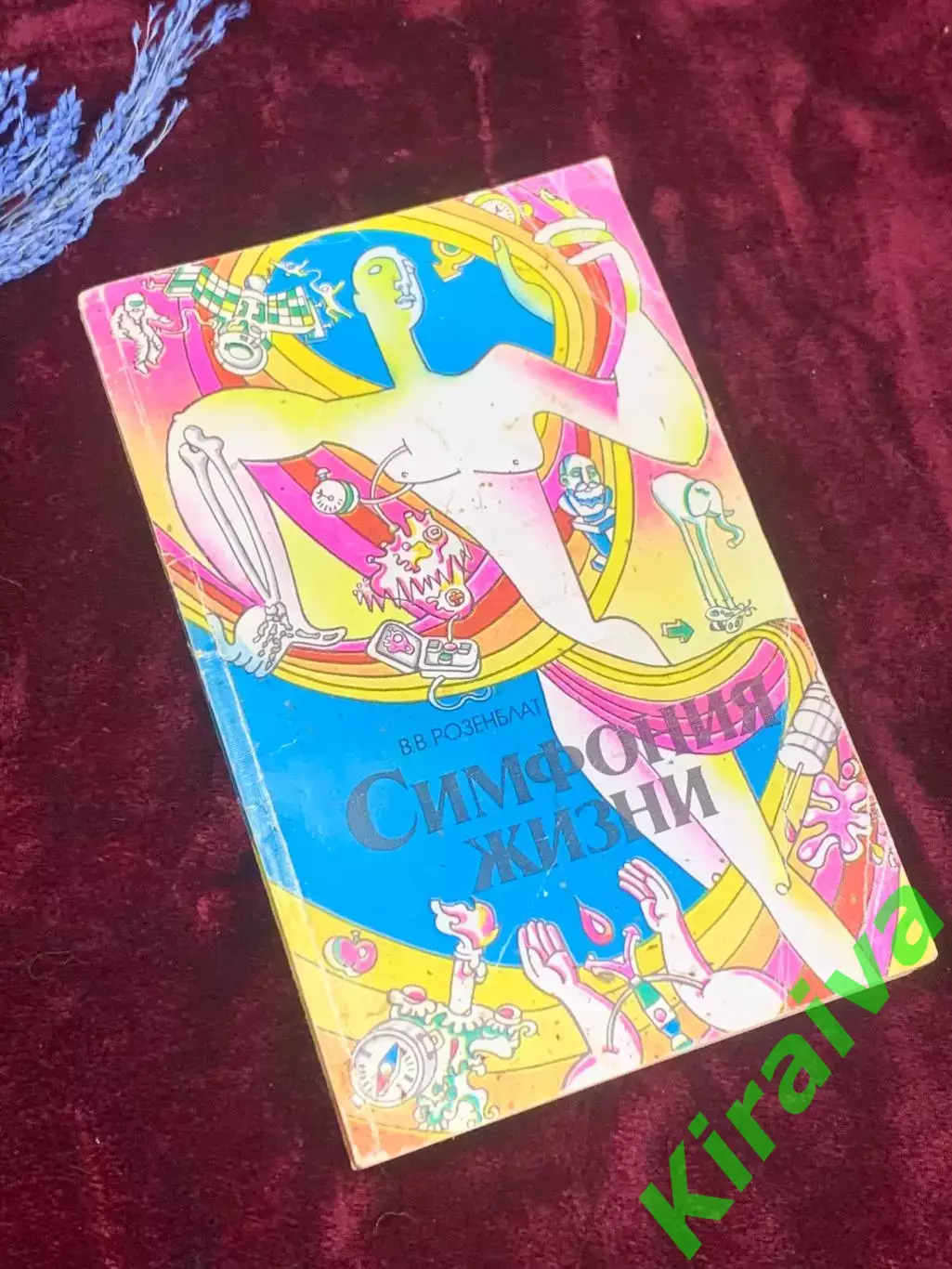 Книга популярная физиология человека «Симфония жизни» Розенблат,1989 г., Н2522