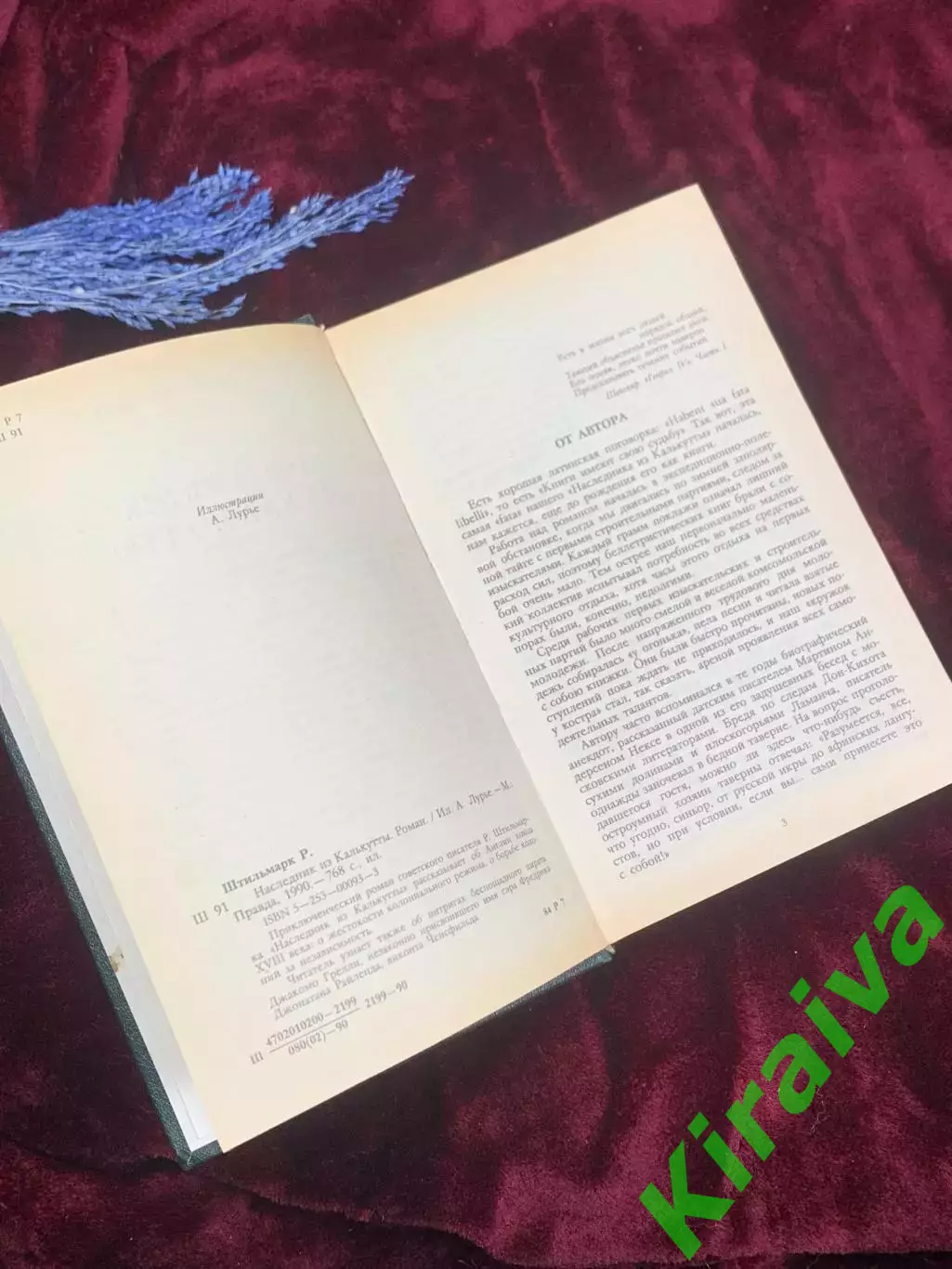 Книга приключенческий исторический роман «Наследник из Калькутты» Н2524 Штильма 3