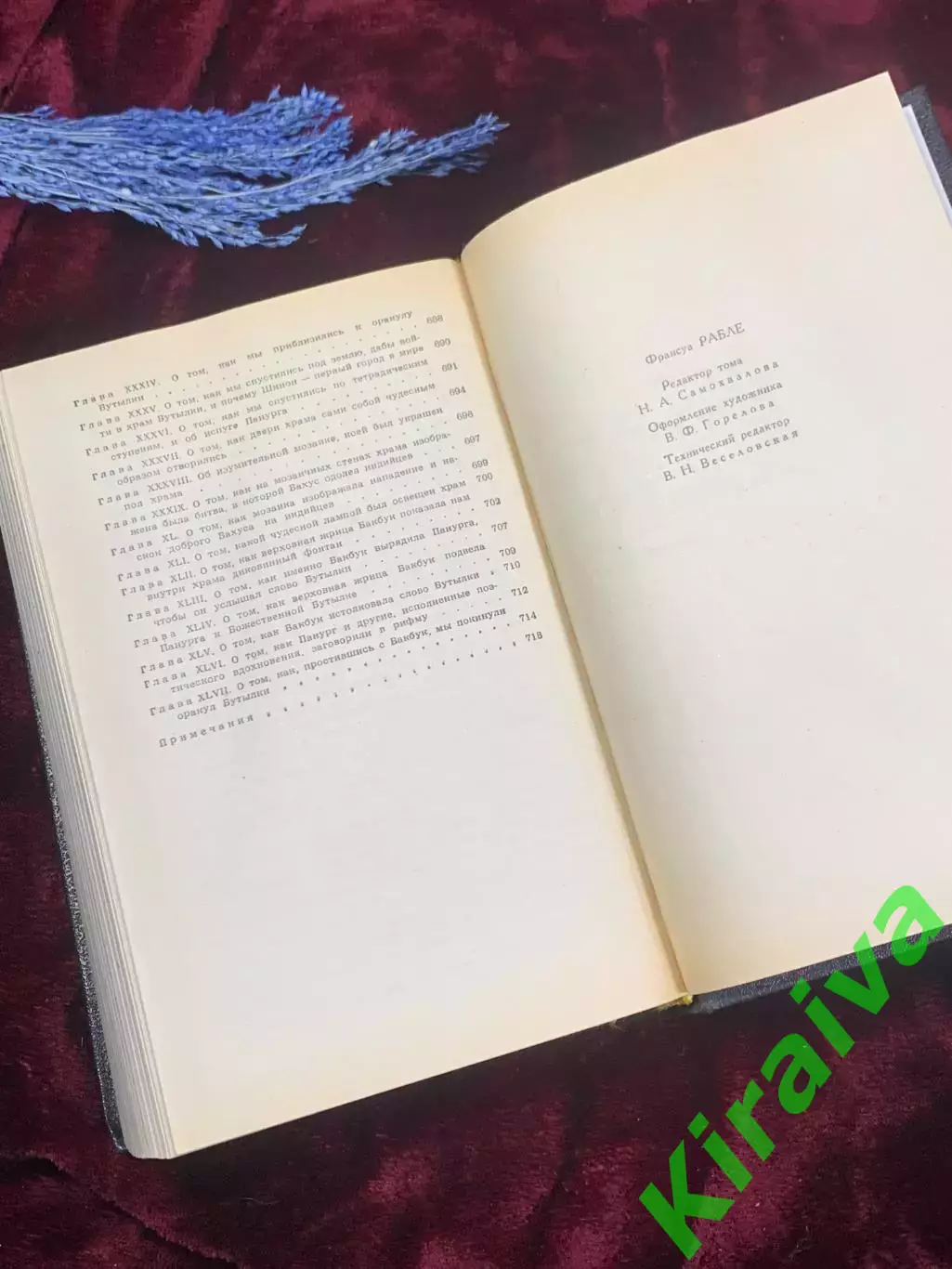Книга сатирический роман-пенталогия «Гаргантюа и Пантагрюэль Франсуа Рабле Н2526 6
