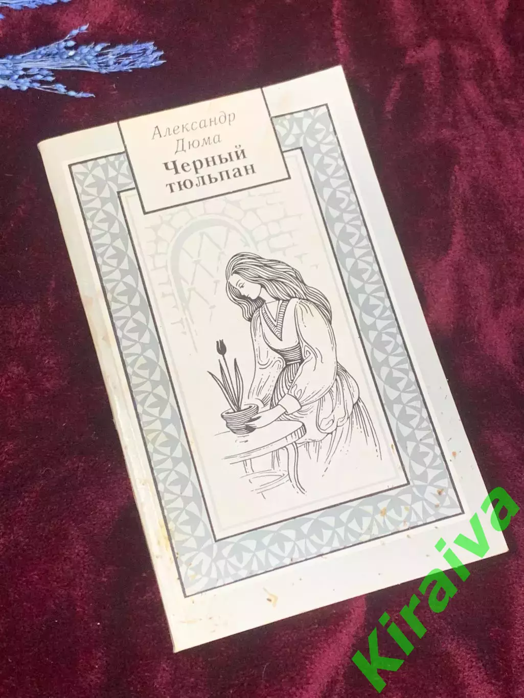 Книга исторический роман «Чёрный тюльпан» Александр Дюма, 1992 г., Киев, Н2528
