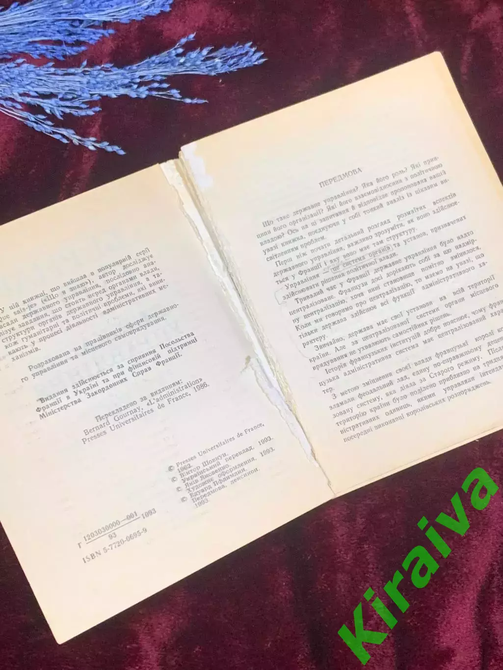 Книга «Державне управління. Основи» Бернар Гурне, 1993 г., Киев, Н2531 2