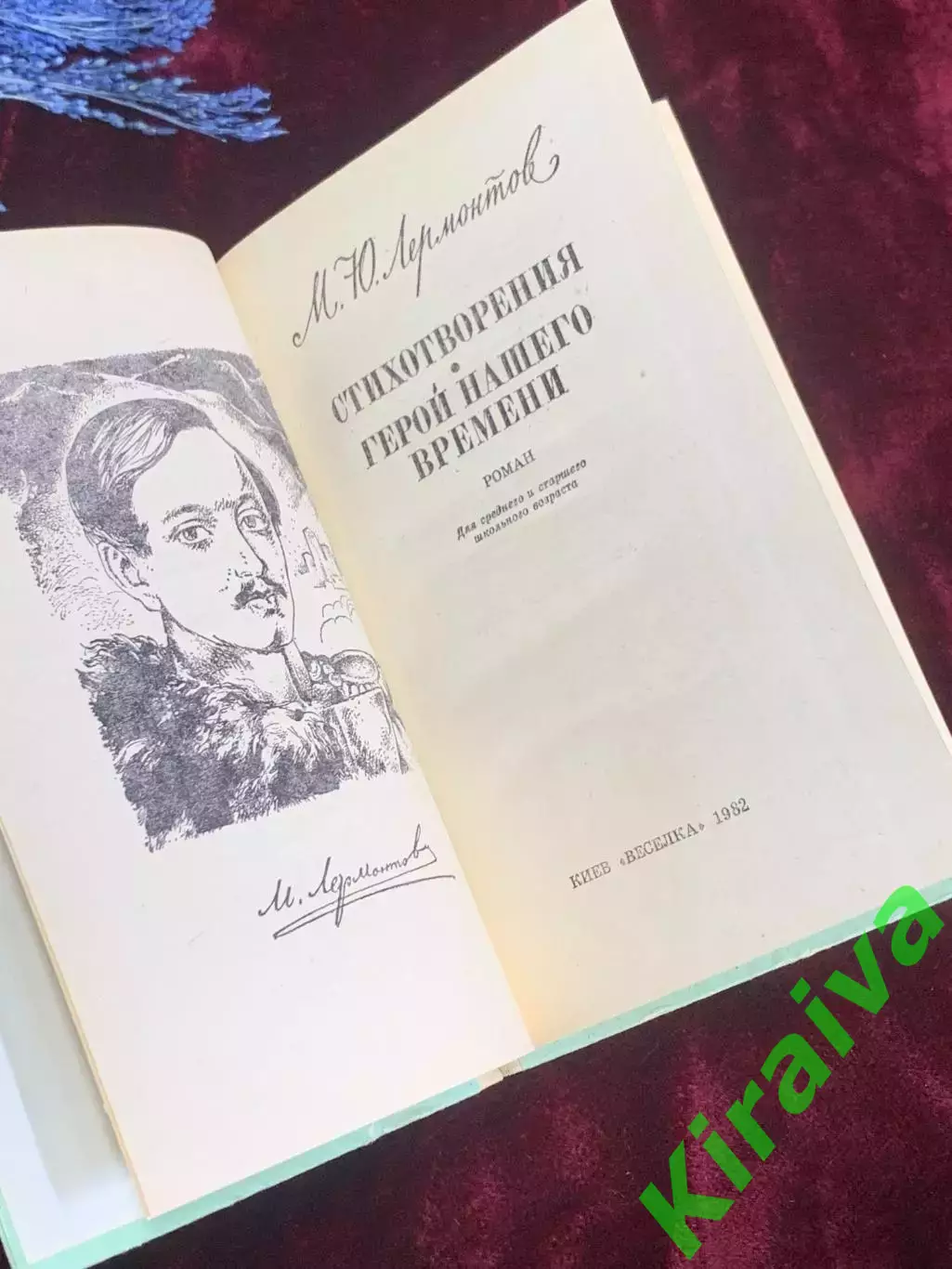 Книга сборник стихотворений и роман «Стихотворения. Герой нашего времени» Н2543 2