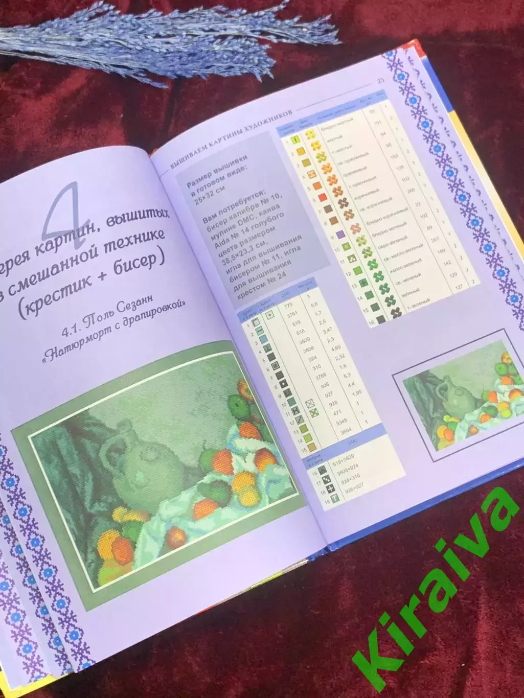 Книга по рукоделию «Вышиваем картины художников» 2012 г., Н2556 3