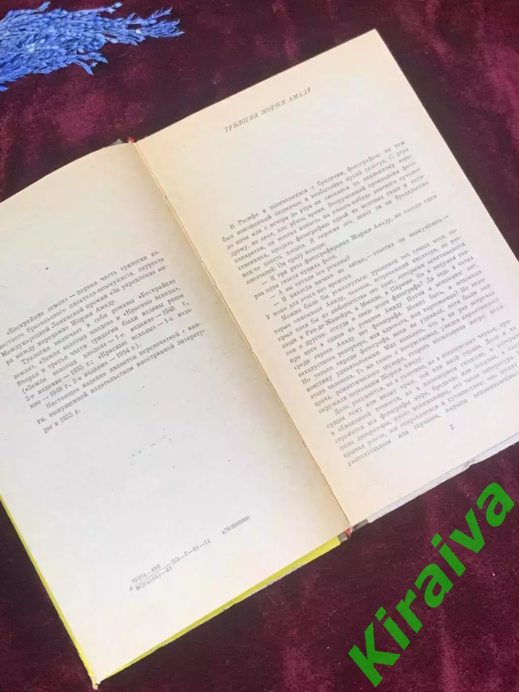 Книга роман «Бескрайние земли» Жоржи Амаду 1981 г., Киев, Н2571 3