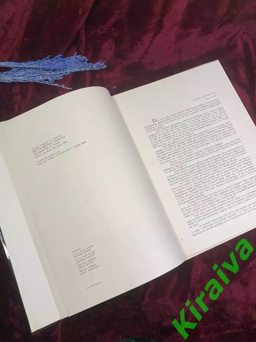 Книга альбом художника «Georges de La Tour» Жорж де Латур 1980Н2594 3