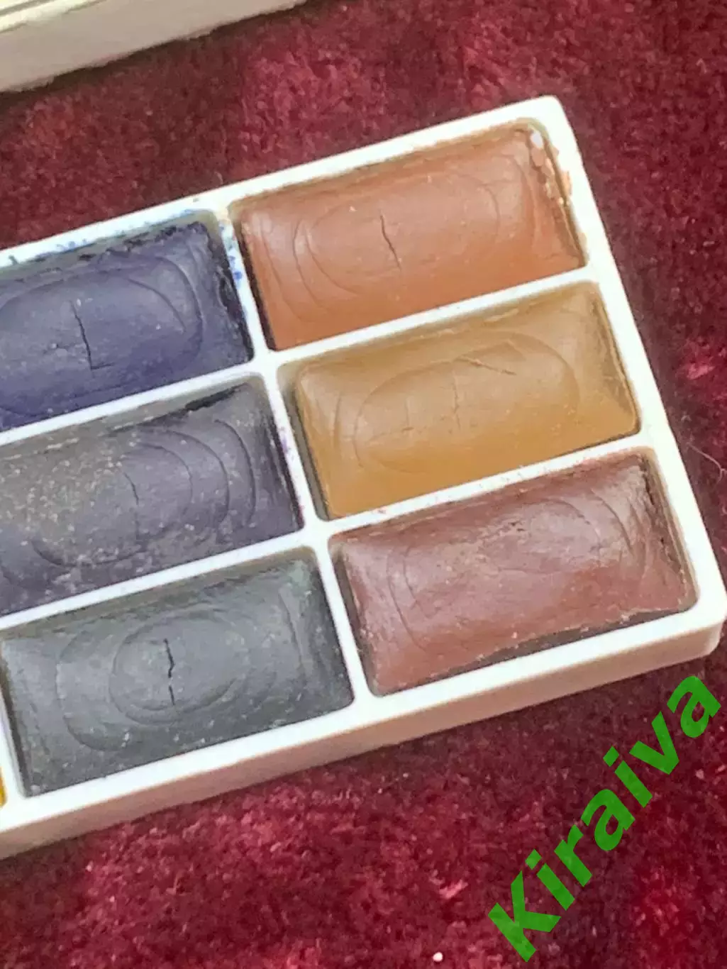 Винтажный набор акварельных школьно оформительских красок СССР 12 цветов (Н2597) 3