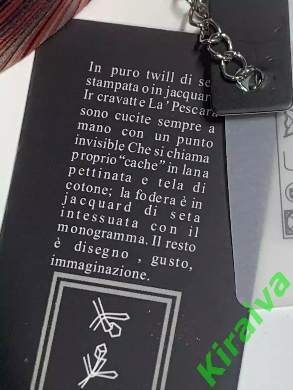 Галстук мужской Milimetric 155 см красно - серый перелив в полоску широкий атлас 7