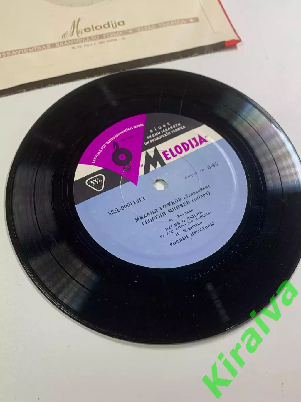 Пластинка виниловая инструментальная «Концертные вариации» Рожков, Миняе (Н2619) 4