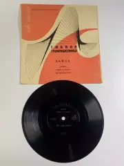 Виниловая пластинка гибкая «Лайла» песни Пайвы фирма «Мелодия» 33? об/мин (Н2625