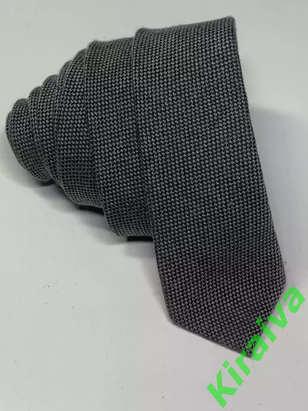 Винтажный узкий галстук Topman (slim / skinny tie)RN 125149 серый (Н1022)