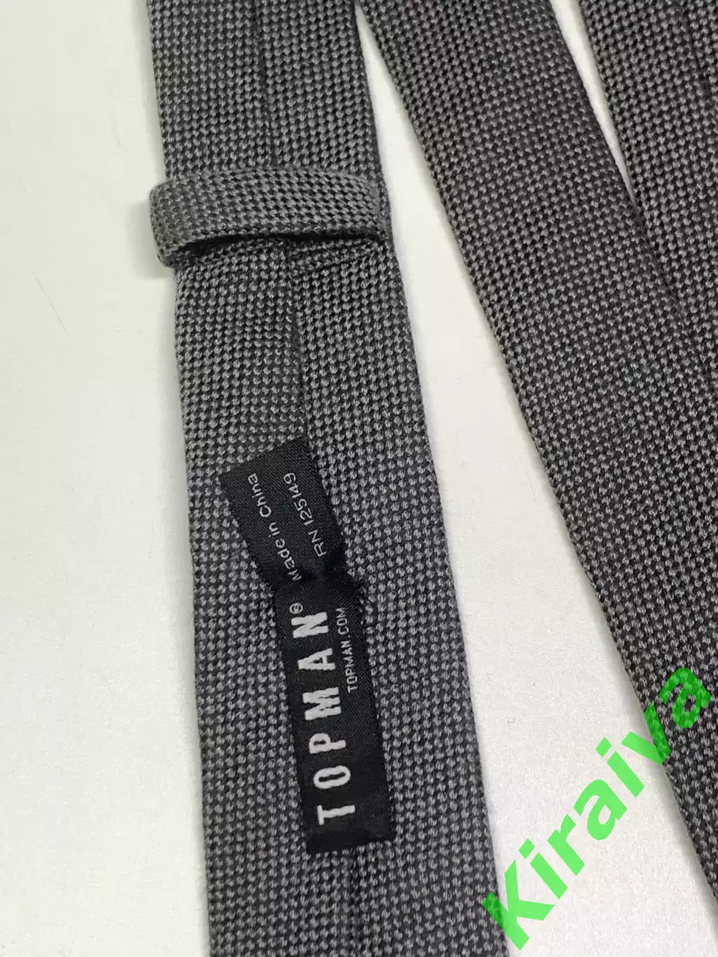 Винтажный узкий галстук Topman (slim / skinny tie)RN 125149 серый (Н1022) 4