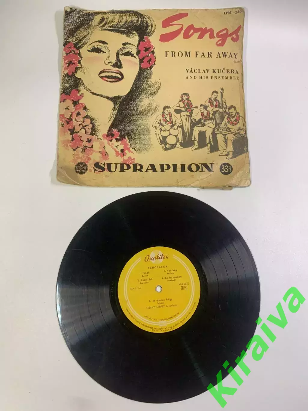 Виниловая пластинка «T?ncdalok (Танцевальные песни)» Qualiton Венгрия 1950 Н2694