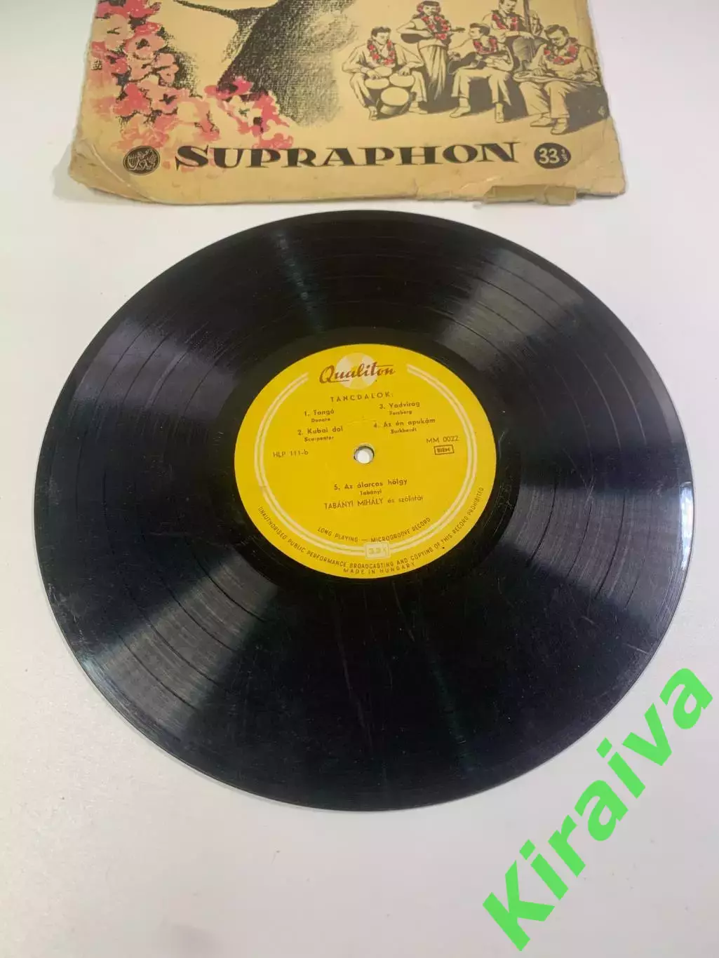 Виниловая пластинка «T?ncdalok (Танцевальные песни)» Qualiton Венгрия 1950 Н2694 1