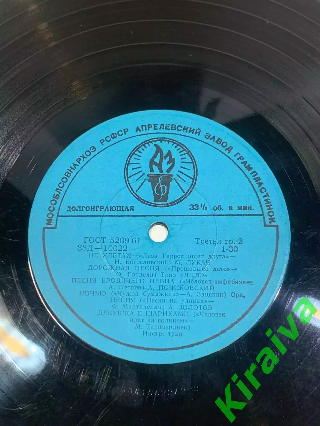 Виниловая пластинка эстрада «Мелодии экрана (9 серия)» песни из кинофильмо Н2717 2