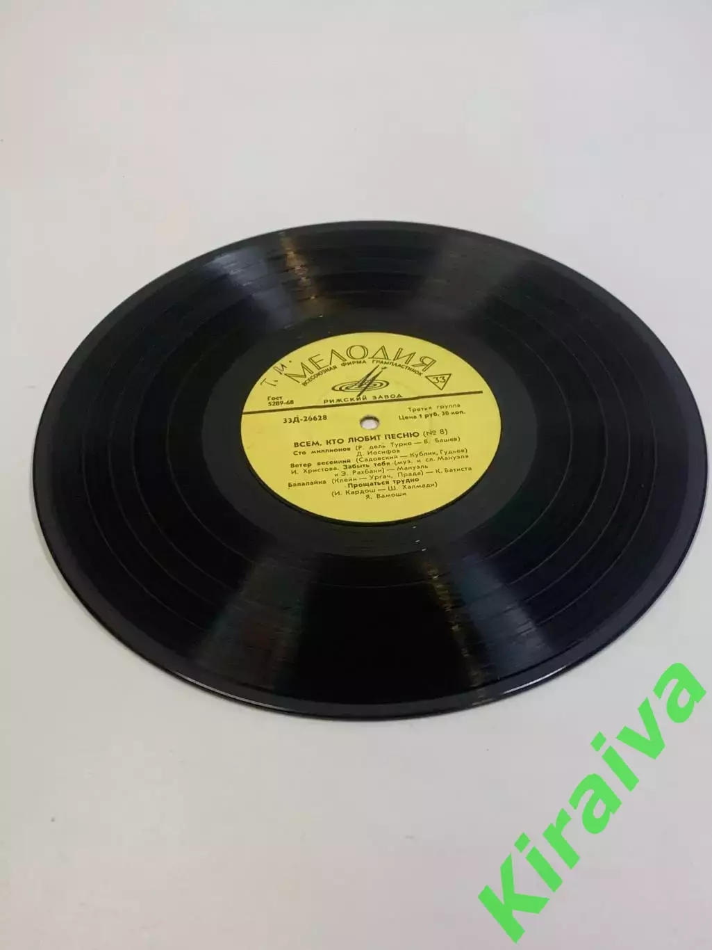 Виниловая пластинка эстрада «Всем, кто любит песню (№ 8)» Мелодия РижскийН2741 4