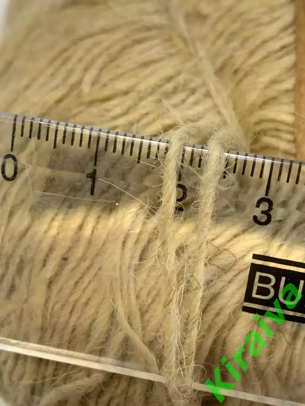 Пряжа винтажная шерсть 100% моток 400 г 1200 м сорт1 СССР светло-бежевый Н2764,4 2