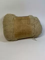 Пряжа винтажная шерсть 100% моток 400 г 1200 м сорт1 СССР светло-бежевый Н2764,4