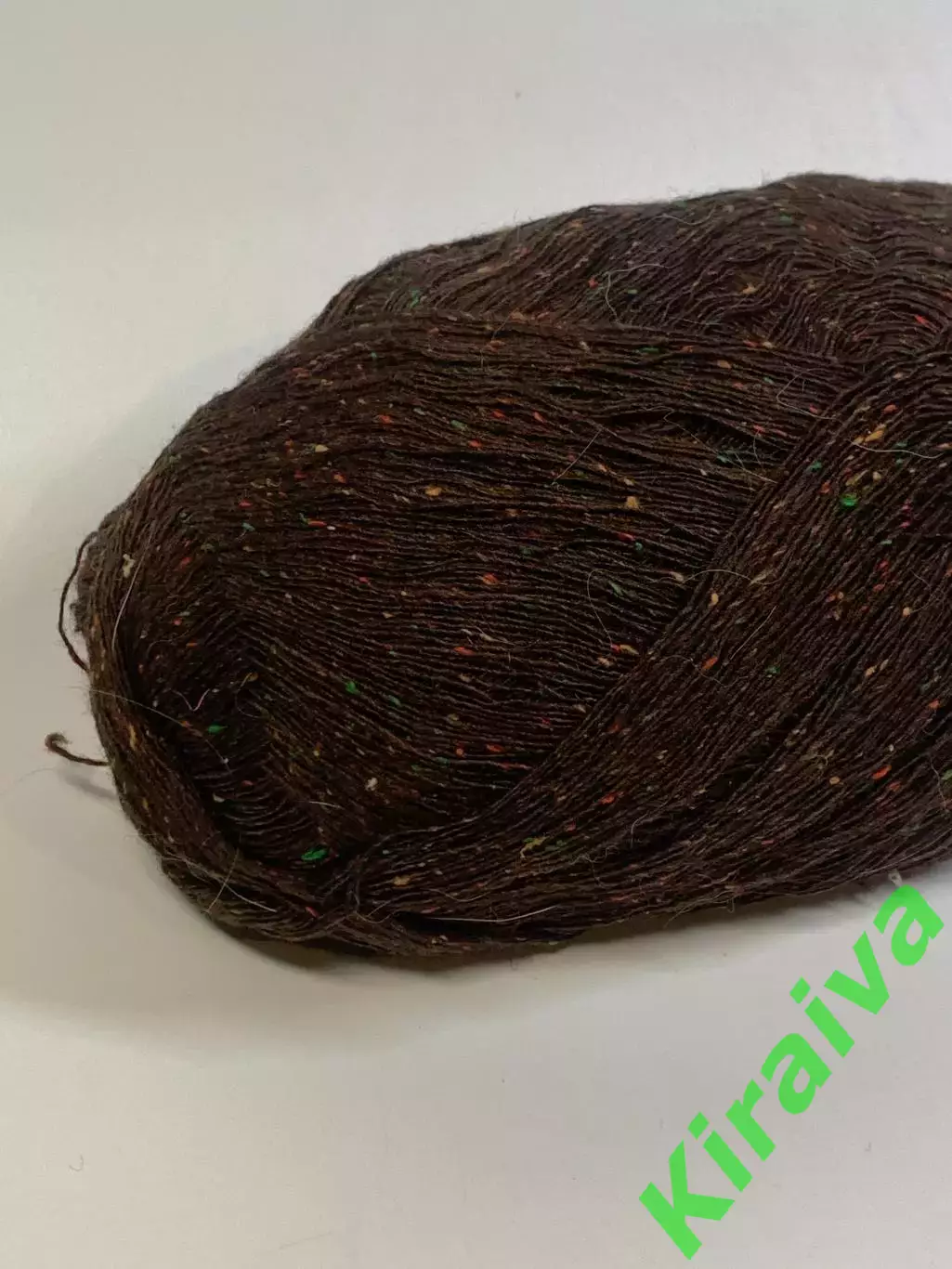 Пряжа винтажная унисекс шерсть 100% твидовая меланж моток 200 г (±10 г) Н2764,2 1