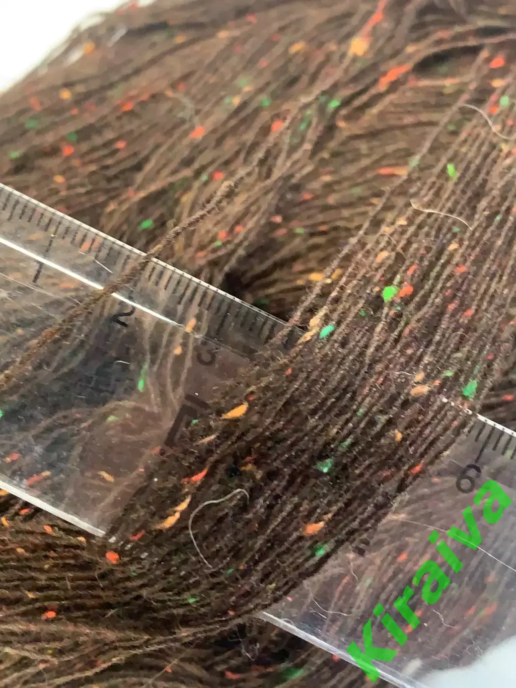 Пряжа винтажная унисекс шерсть 100% твидовая меланж моток 200 г (±10 г) Н2764,2 2