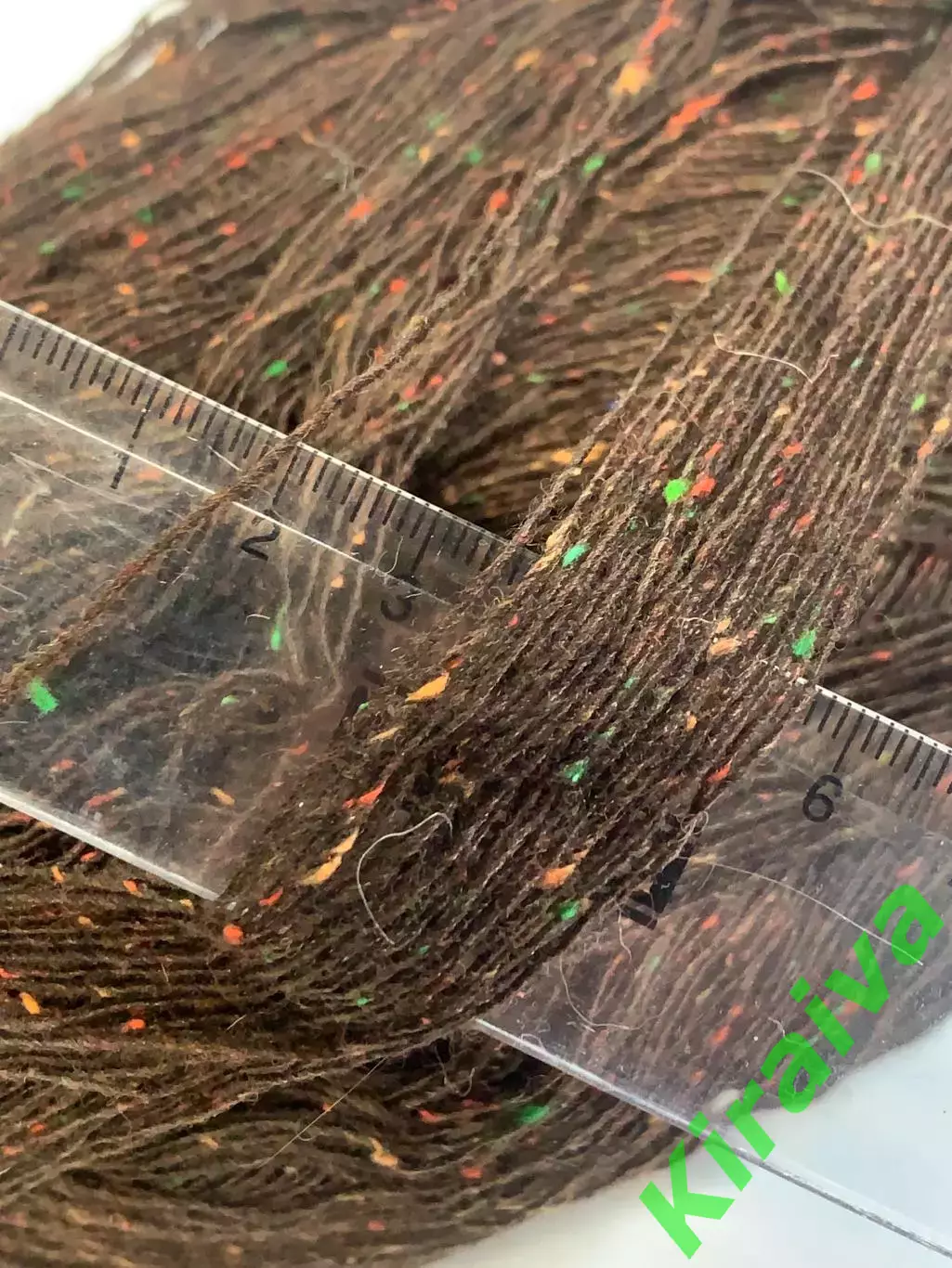 Набор пряжи для вязания носков унисекс винтаж шерсть 100% СССР коричневый Н2764 6